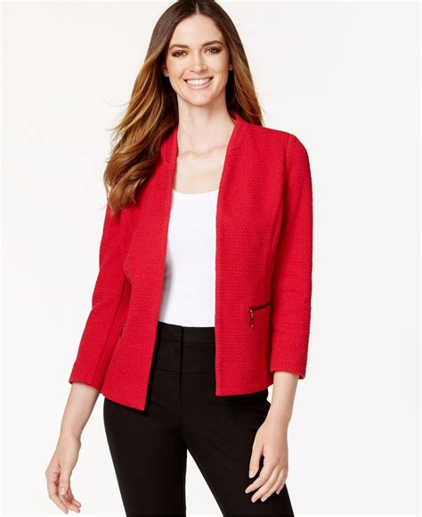 macy's petite blazers for women.